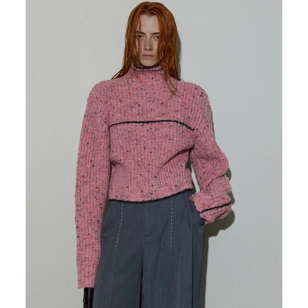 ニット セーター Nep Yarn Linking Knit Tops/ネップリンキングニットトップ...