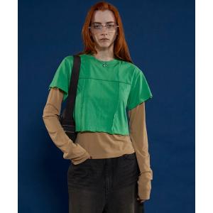 MAISON SPECIAL（メゾンスペシャル） tシャツ フロッキーグラムシアー