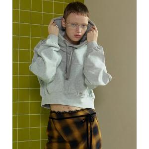 パーカー Short Hoodie/ショートフーディ「MAISON SPECIAL/メゾンスペシャル」 レディース