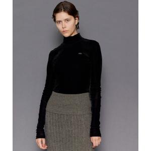tシャツ Velor Mesh Tops/ベロアメッシュトップス「MAISON SPECIAL/メゾンスペシャル」 レディース