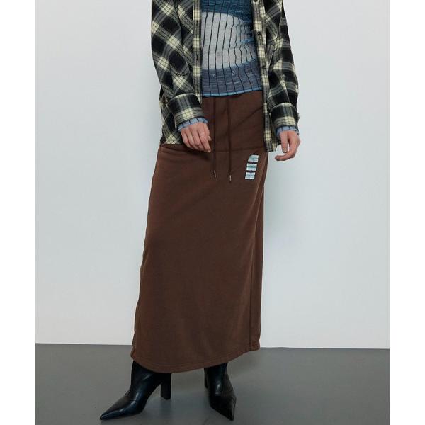 ロング スカート DISCUS Sweat Skirt/DISCUSスウェットスカートセットアップ対...