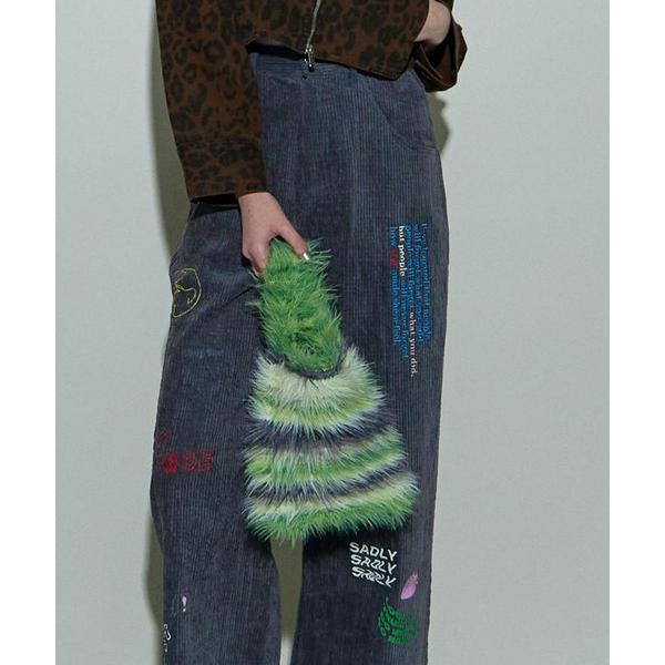 ハンドバッグ Multi Border Knit Bag/マルチボーダーニットバッグ「MAISON ...