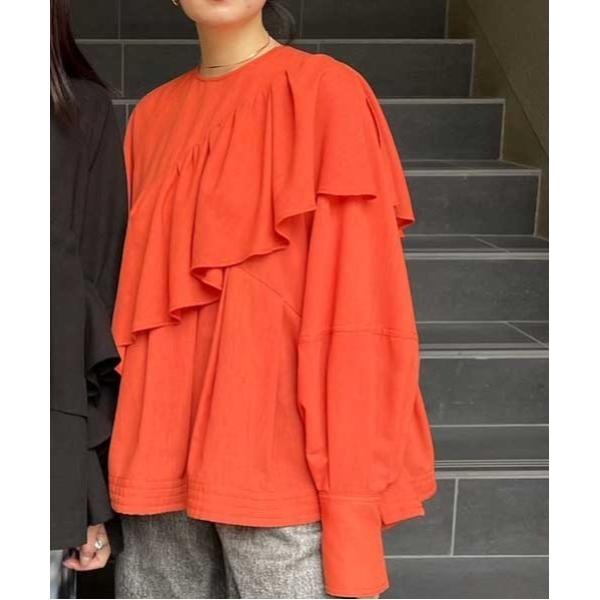 ブラウス シャツ 2WAY FRILL BLOUSE レディース