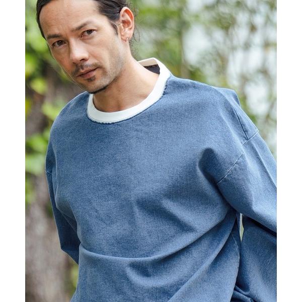 tシャツ mlt4804-11oz Stretch Denim Rib Pullover デニム プ...