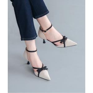 パンプス 「EVOL」リボンセパレートストラップパンプス BX23814