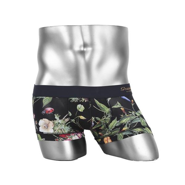 ボクサーパンツ Gravevault グレイブボールト パンツの日特別価格 FLORA ローライズ ...