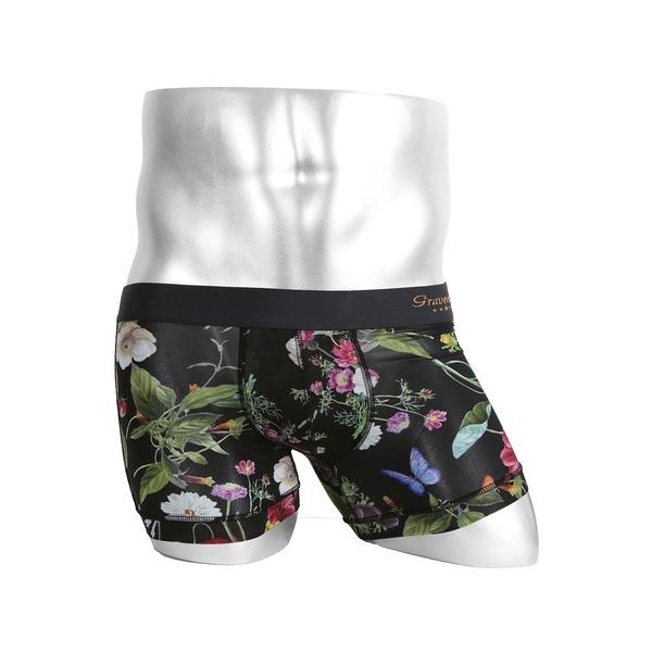 ボクサーパンツ Gravevault グレイブボールト パンツの日特別価格 FLORA ショート ボ...