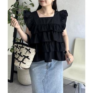 prose verse tシャツ パールバルーンスリーブドッキングペプラム