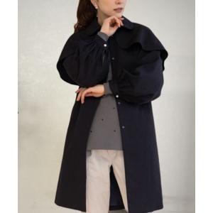 トレンチコート コート 日本製/撥水/総裏仕立て「SONO/ソーノ」フロックレディフレア撥水コート レディース