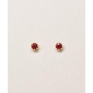 TAKE-UP（テイクアップ） ピアス K18リリィカットオニキス セカンド