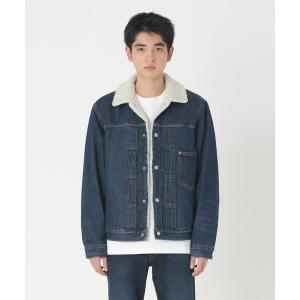 デニムジャケット gジャン Levi's/リーバイス TYPEI シェルパトラッカージャケット ダークインディゴ OAHE TIDES メンズ