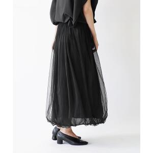 ロング スカート ラメチュール バルーンスカートの商品画像