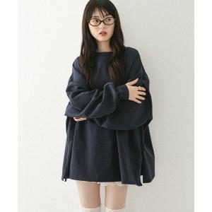 tシャツ WEB限定　スーパーBIGシルエットロンT　143365 レディース