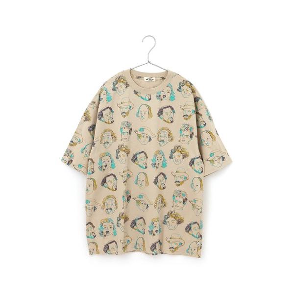 tシャツ 偉人総柄Tシャツ（大人） メンズ