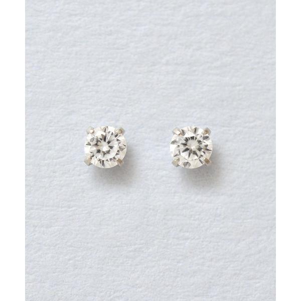 ピアス Ptキュービック セカンドピアス レディース メンズ