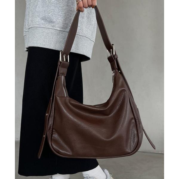 ショルダーバッグ バッグ A4収納可 PUショルダーバッグ ユニセックス レディース メンズ