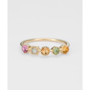 アガットagete k18ダイヤオパールリング agete CLASSIC アガットK18リング5号オパールダイヤモンド