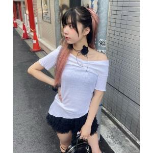 ニット セーター 「Uglyshadow」UNBALANCED KNIT OFF SHOULDER レディース