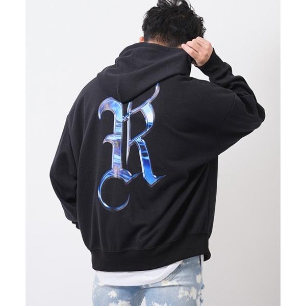 パーカー RE730 Rの文字が輝くビッグシルエットのパーカー メンズ