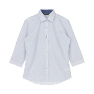 フォーマル ブラウス シャツ 形態安定ノーアイロン ワイド 7分袖ビジネスワイシャツ レディース