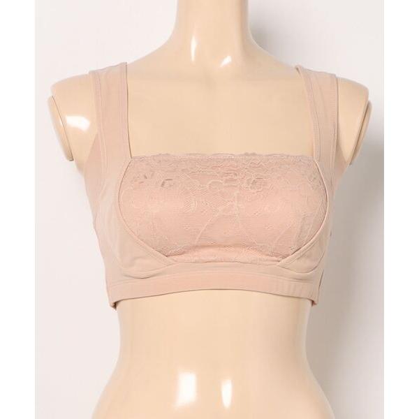 ナイトブラ レース ノンワイヤー フックレス ナイトブラ