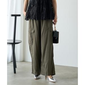 パンツ カーゴパンツ 麻テンセルカーゴパンツ レ...の商品画像