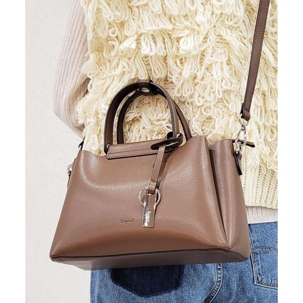 ハンドバッグ 「Ungrid/アングリッド」キーチャーム付　軽量両アオリポケット2WAYバッグ