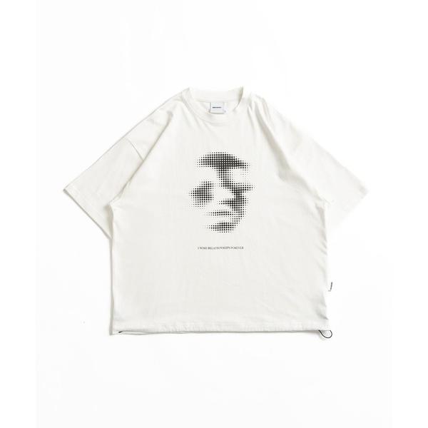 tシャツ DRAWCODE GRAPHIC FACE T/ドローコードグラフィックフェイスT メンズ...