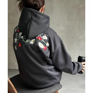 パーカー 新色追加「ユニセックス商品」 フラワー刺繍トップス/フーディー/パーカー レディース メンズ｜ZOZOTOWN Yahoo!店
