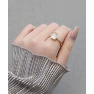 指輪 リング blackdia ocean ジルコニアクォーツリング レディース