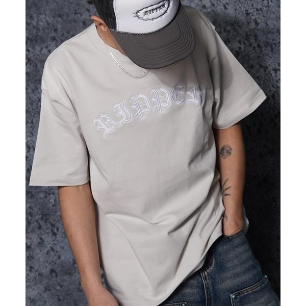 tシャツ 「RIPPER」オールドイングリッシュ カレッジロゴ ヘビーウェイトTシャツ / Old ...