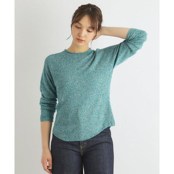 ニット セーター 「シルクコットン/日本製/ワンマイルウエア」ラウンドネックプルオーバー レディース