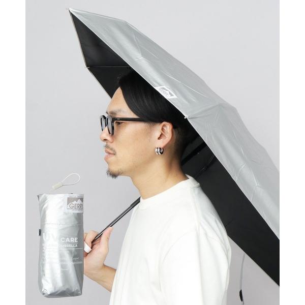 折りたたみ傘 晴雨兼用 折り畳み コンパクト メンズ日傘（ブラック・シルバー・オフホワイト） メンズ...