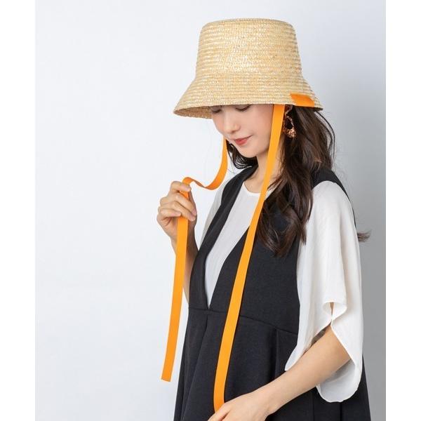 帽子 ハット GOODWILL STRAW HAT/ストラップ付き ストローハット レディース メン...