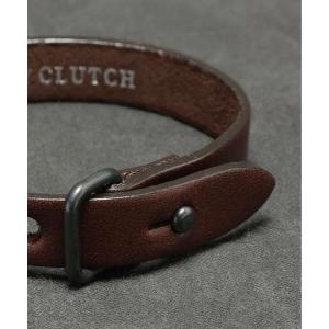 バングル an meets zakka 2連バックルベルトワイドレザーバングル