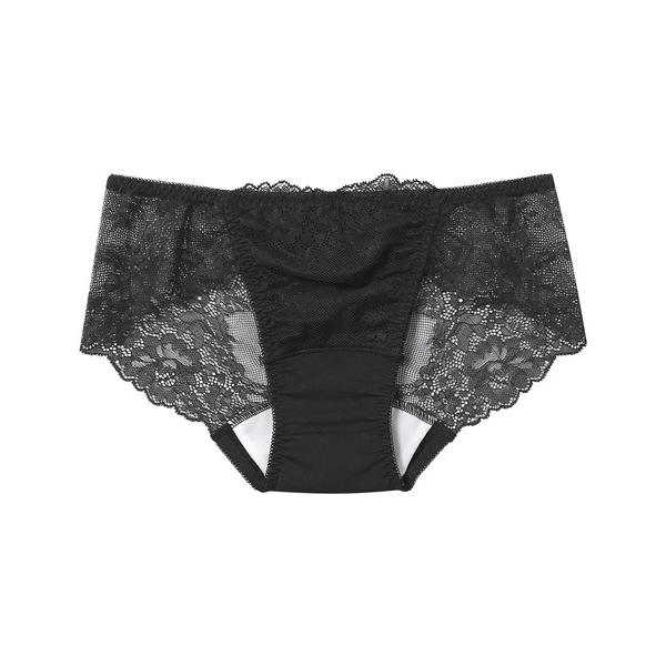 ショーツ ベーシックアイテム/総レース　サニタリーショーツ