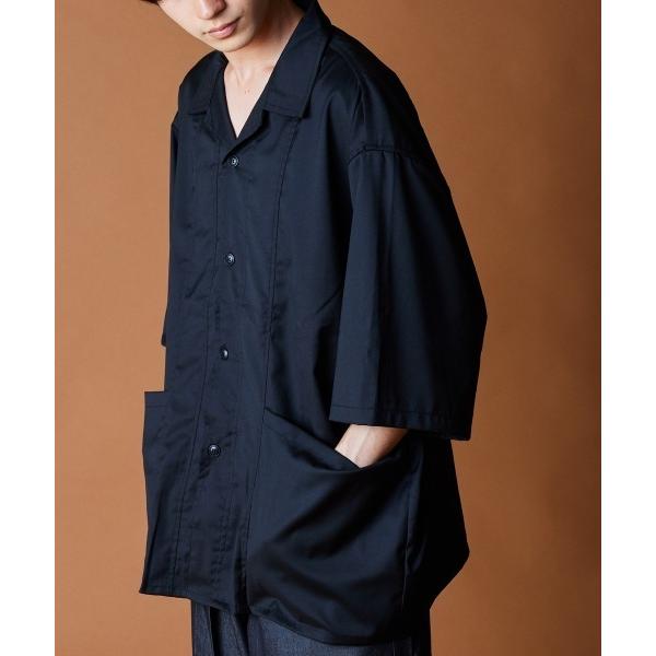 シャツ R. : Open Collar Box Shirt メンズ レディース