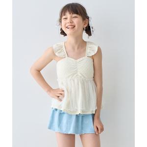 水着 チュールフレアTOPS×スカパン 上下2点...の商品画像