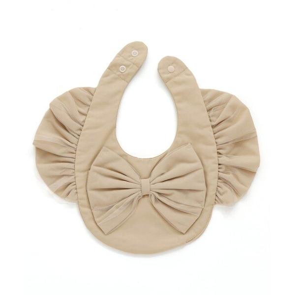 スタイ よだれかけ チュールのリボンとフリルのスタイ(パッケージ）