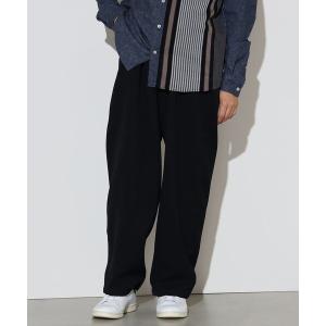 【新品同様】BEAMS+ 2タック ワイド テーパード ウール スラックスパンツ SINSS スラックス Wide tapered two tuck slacks / ワイド