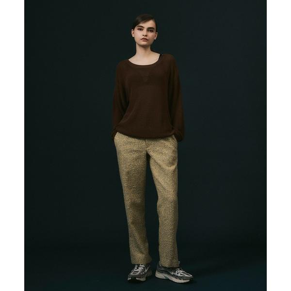 パンツ 裾ジップツイードライクパンツ「MADE IN JAPAN」 レディース