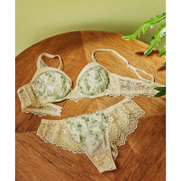 ブラジャー エアリーフィールブラ ハートブルームガーデン「C，Dカップ」 AMST1479 WHU ...