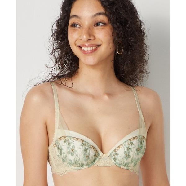 ブラジャー エアリーフィールブラ ハートブルームガーデン「E，Fカップ」 AMST1479 WHU ...