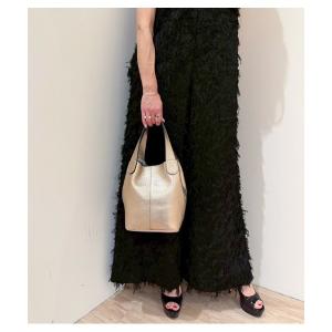 トートバッグ 「RIPANI/リパーニ」ANNAメタリックレザートートバッグ(中) レディース