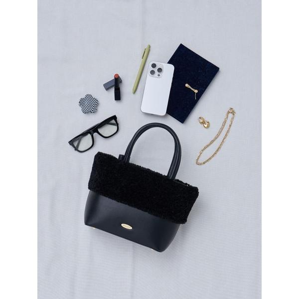 ショルダーバッグ バッグ 「ZOZO限定カラー」エコファー切り替えトート レディース