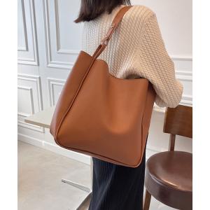 トートバッグ フェイクレザースクエアバッグ レディース