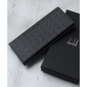 財布 「DUNHILL/ダンヒル」シグネチャーコレクション/モノグラム ロングウォレット メンズ レディース