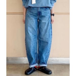 ジーンズ デニム デニムパンツ ハイライズ バレルデニム ジーンズ レディース