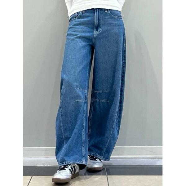 ジーンズ デニム デニムパンツ ハイライズ ホースシュー デニム レディース