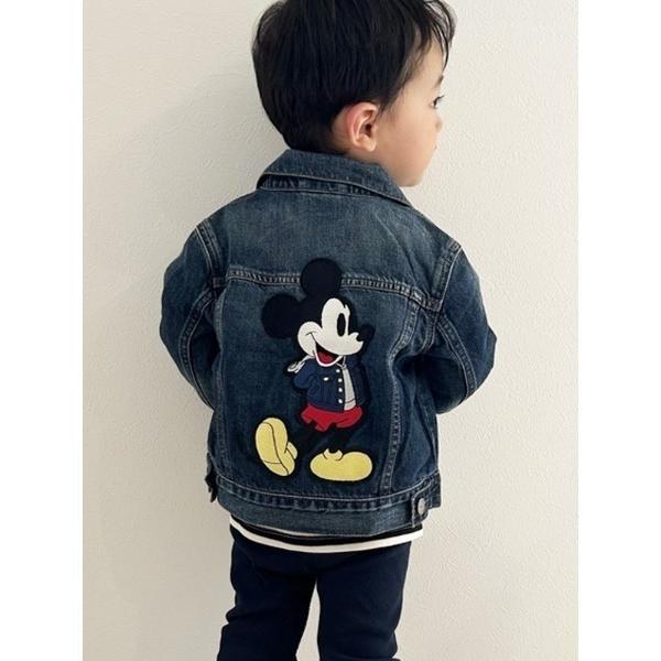 デニムジャケット アウター GapKids ディズニー ミッキーマウス アイコン デニムジャケット ...